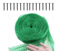 Garden Netting for Plant, Veg, Fruit and Ponds Protection,Anti Bird and Cat Netting Kit with Plastic Ground Pegs,Versatile Fine Mesh Garden, Garden Fence Netting, Garden Accessories(Green, 4x10M)