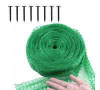 Garden Netting for Plant, Veg, Fruit and Ponds Protection,Anti Bird and Cat Netting Kit with Plastic Ground Pegs,Versatile Fine Mesh Garden, Garden Fence Netting, Garden Accessories(Green, 4x5M)