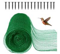 Garden Netting for Plants Fruit Veg Patch Grass Seeds, Pond Netting Cover, Plant Netting Protection Garden Mesh Fence, Anti Bird Netting Kit with Plastic Ground Pegs (4 * 10m)