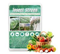 Garden Netting Mesh 3x15M/10x49ft Insect Netting for Vegetables Garden Netting for Veg Patch Fine Mesh Row Covers Raised Bed Barrier Screen Birds Insect Protection