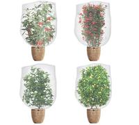 Garden Netting Mesh for Veg Patch Fine Mesh Bird Netting for Protection Fruit Tree Pigeon Netting for Plants Vegetable Flower (3.3x4.9ft-4pack)