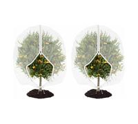 Garden Netting with Zip, Fruit Net, Netting for Fruits Bushes, Tree Nettings, Insect Nettings for Vegetables, Fruit Protection Bags, Bird Nettingss for Garden Vegetable Fruits Bush (A-100 * 80cm*2)