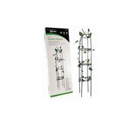 Garden Obelisk 190cm Steel Tubing Plant Support Dark Green Tall Climbing Rose