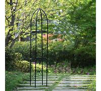 Garden Obelisk Arch for Climbing Plants, Rose Pergola Support, Trellis for Tomatoes, Flowers, Shrubs, Vegetables - Perfect for Gardening and Orchards