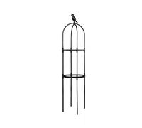 Garden Obelisk Arch, Metal Plant Support Stake for Tomatoes, Weatherproof Flower & Vegetable Trellis, Perfect for Roses, Garden Plants & Backyard Gardening