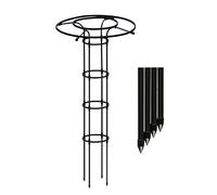 Garden Obelisk Plant Support 210cm/6.9ft Rustproof Metal Trellis for Climbing Plants Roses Jasmine & Clematis Outdoor/Indoor Flower Pot Holder
