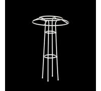 Garden Obelisk Trellis for Climbing Plants - Metal Plant Support Stand for Roses, Vines, Clematis, Jasmine - 105cm/145cm/185cm/225cm - Decorative Garden Structure