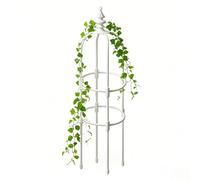 Garden Obelisk Trellis, Rose Metal Obelisk 60 90 120 150 180cm Garden Trellis for Climbing Plants, Sweet Pea Growing Frame, Metal Support for Outdoor Indoor(White,20 x 150cm/7.9 x 59in)