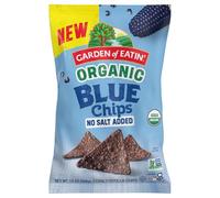 Garden of Eatin' Organic Corn Tortilla Chip Salt Free Blue 400ml