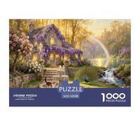 Garden of Hope Wooden Jigsaw Puzzle Waterproof 1000 Piece Puzzles for Adults Gifts Colourful Educational Games