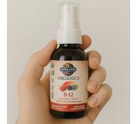Garden of Life, Organics, B-12 Organic Spray, Raspberry, 58 ml, Expiry: 05/2026