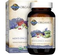 Garden of Life Organics Men's Multivitamin Once Daily 60 Vegan Tablets