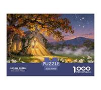 Garden of Prayer Chapel Wooden Jigsaw Puzzle Waterproof 1000 Piece Puzzles for Adults Fun Educational Games