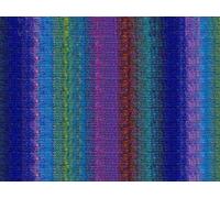 Garden of Silk - Knitting Yarn from Noro 40 - Aqua-brown-purple Multi-coloured