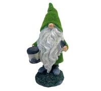 Garden Ornament Gonk Solar Flocked Grass Gnome Lamp water Home Decor Santa Watering Can 32cm