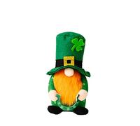 Garden Ornaments Outdoor Outside St Patricks Day Shamrock Decorations for Outside St Patricks Day Gnome Gnomes Garden Ornaments Garden Gnomes Funny Garden Gnomes Outdoor Funny Large