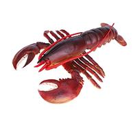 Garden Ornaments Simulation Soft Plastic Lobster Seafood Restaurant Prop Decoration Early Kids Education Dark Color Figurine Teaching Prop, Gifts for Women Men Adults Friends