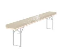 Garden Outdoor Bench Cushion - 120cm/150cm/100cm/180cm x 50cm/40cm/30cm/25cm - 2/3 Seater Indoor Non-Slip Seat Pad for Beer Bench, Patio, Long Chairs, Swings,C 13,180x25x3cm