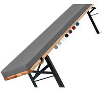 Garden Outdoor Bench Cushion - 120cm/150cm/100cm/180cm x 50cm/40cm/30cm/25cm - 2/3 Seater Indoor Non-Slip Seat Pad for Beer Bench, Bay Windows, Patio, Long Chairs, Swings(Dark Grey,80x45x5cm)