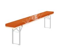 Garden Outdoor Bench Cushion - 120cm/150cm/100cm/180cm x 50cm/40cm/30cm/25cm - 2/3 Seater Indoor Non-Slip Seat Pad for Beer Bench, Patio, Long Chairs, Swings,F 24,180x23x3cm