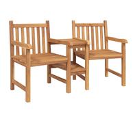 Garden Outdoor Chairs Solid Teak Wood Seating Terrace Furniture Rustic vidaXL