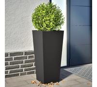Garden Outdoor Flower Pot Patio Raised Bed Planter Box Steel vidaXL