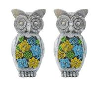 ILFD Group Ltd Solar Owl Garden Ornament 23Cm / 9" - Pack Of 2