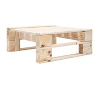 vidaXL Garden Pallet Ottoman Wood, Brown