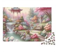 Garden Paradise Jigsaw Puzzle 1000 Pieces Eco-friendly Paper Bundle for Adults 12+ Home Decor Puzzle 70x50cm/1000pcs