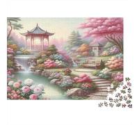 Garden Paradise Puzzle 1000Pc Recycled Paper for Adults Puzzle for Adults Hard Difficult Challenging Game Fun Present & Activity for Home Great Gift Idea 70x50cm/1000pcs