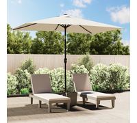 vidaXL Parasol 200 x 300 cm Sand White Rectangular NEW