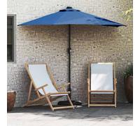 Garden Parasol Polyester and Steel Outdoor Umbrella Patio Sunshade vidaXL