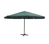 vidaXL Garden Parasol Sunshade Outdoor Umbrella Patio Canopy Green Aluminium