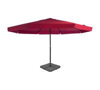 Garden Parasol 5m Red UV Patio Umbrella Aluminium & Steel Frame 3.85m High Plus