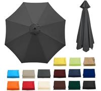 Garden Parasol Cover Fits 23.5m Umbrellas 6/8 Ribs Weatherproof Outdoor Protection Perfect for Beach Patio & Garden Use