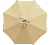 Garden Parasol Covers,Replacement Parasol Canopy,For 6 Ribs/8 Ribs,Uv Protection Waterproof Windproof For Garden/Backyard/Pool/Deck