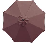 Garden Parasol Covers - Waterproof UV Protection Canopy Replacement for 6/8 Ribs - Windproof Outdoor Shades for Garden Backyard Pool Deck Use