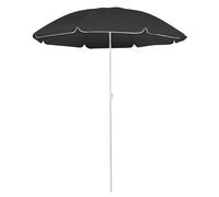 vidaXL Garden Parasol with Steel Pole Sunshade Outdoor Umbrella Canopy Sand