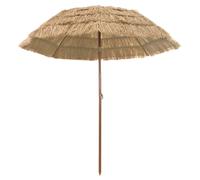 Garden Parasol Natural Polypropylene and Polyester Tilt Umbrellas Shade vidaXL