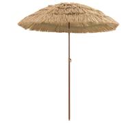 Garden Parasol Natural Polypropylene and Polyester Tilt Umbrellas Shade vidaXL