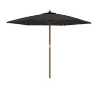 Garden Parasol Outdoor Umbrella Parasol Sun Shade with Wooden Pole vidaXL