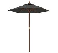 Garden Parasol Outdoor Umbrella Parasol Sun Shade with Wooden Pole vidaXL