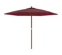 Garden Parasol Outdoor Umbrella Parasol Sun Shade with Wooden Pole vidaXL