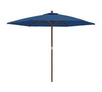 Garden Parasol Outdoor Umbrella Parasol Sun Shade with Wooden Pole vidaXL