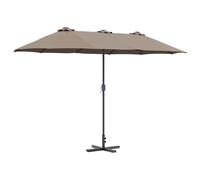 Garden Parasol Polyester and Aluminium Outdoor Shade UV Sun Protection vidaXL