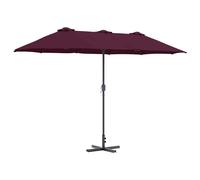 Garden Parasol Polyester and Aluminium Outdoor Shade UV Sun Protection vidaXL