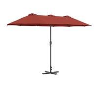 Garden Parasol Polyester and Aluminium Outdoor Shade UV Sun Protection vidaXL