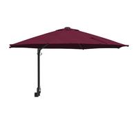 vidaXL Garden Parasol Bordeaux Red 248 x 248 x 148 cm, Red