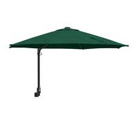 vidaXL Garden Parasol Green 248 x 248 x 148 cm Polyester and Steel