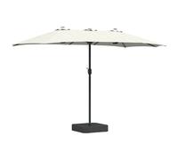 vidaXL Garden Parasol Sand 385 x 209 x 244 cm Fabric